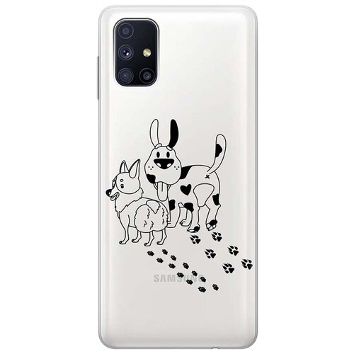 RE: PA Чехол - накладка Transparent для Samsung Galaxy M51 с 3D принтом Funny doggies re pa cиликоновый прозрачный чехол накладка transparent для samsung galaxy m31s с 3d принтом funny doggies