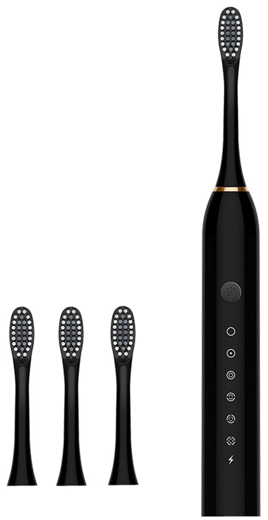 ультразвуковая зубная щетка Sonic Toothbrush X-3, black - фотография № 2