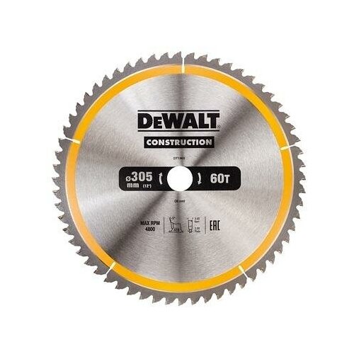 Пильный диск CONSTRUCT (305х30 мм; 60 ATB) Dewalt DT1960