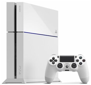 Игровая приставка Sony PlayStation 4 500 ГБ HDD, без игр, белый