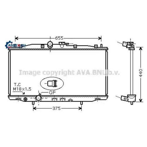 AVA HD2170 радиатор