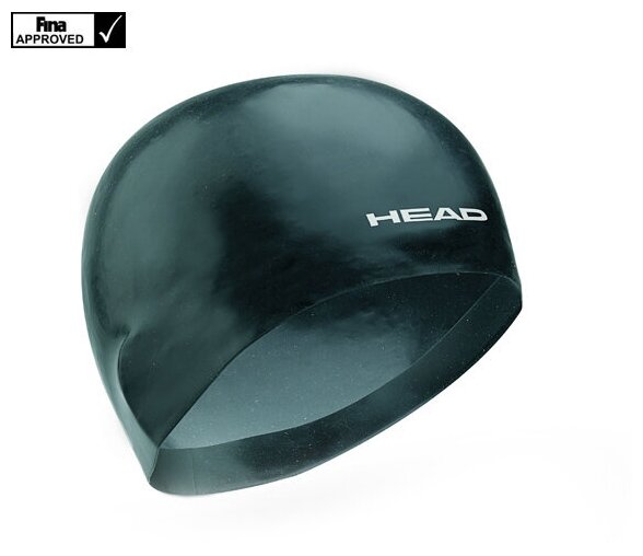 Шапочка стартовая HEAD 3D RACING L, Цвет - черный; Материал - Силикон 100%