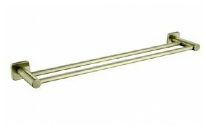 Полотенцедержатель держатель полотенца(прямой) 2-х уровневая KAISER бронза (цинк) 4708