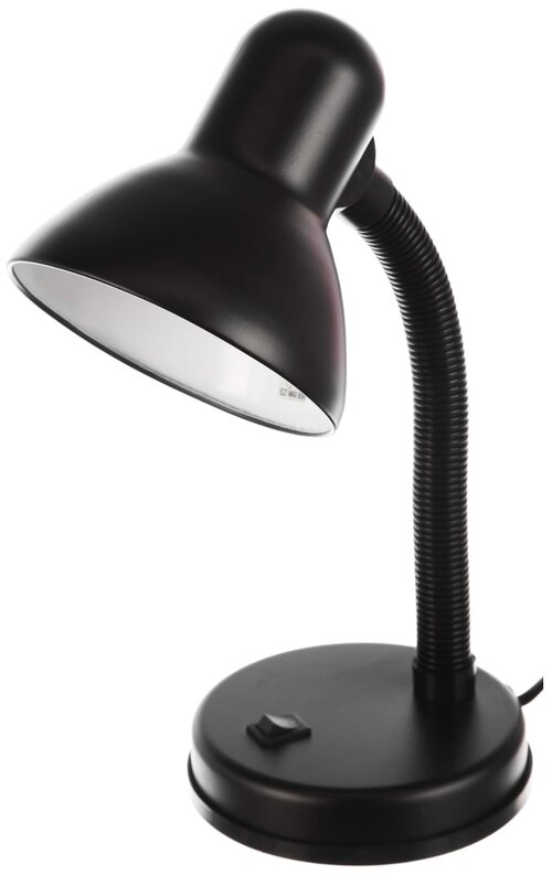 Лампа офисная Camelion Light Solution KD-301, E27, 40 Вт, черный