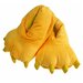 Тапочки нескользящая подошва, утепленные, фантазийные, размер 39-42, желтый