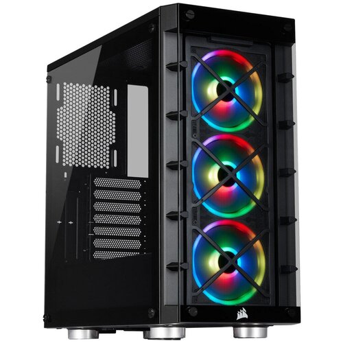 Корпус Corsair iCUE 465X RGB CC-9011188-WW Mid-Tower ATX Smart Case — Black