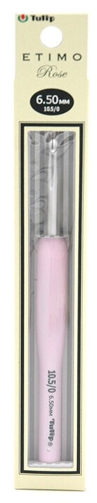 Крючок для вязания с ручкой ETIMO Rose 6,5мм, Tulip, TER-14e
