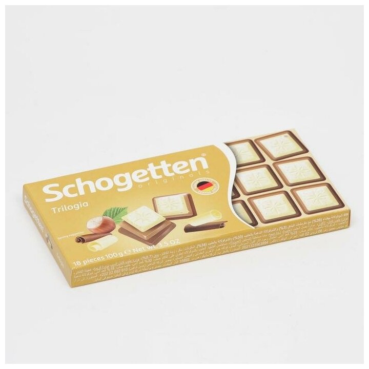 Шоколад Schogetten Trilogie, 100 г 3358328