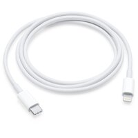 Кабель Apple USB Type-C - Lightning, 1 м, 1 шт, белый