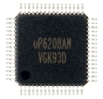 Микросхемы / Микросхема PWM CONTROLLER UP6208ALAM TQFP64