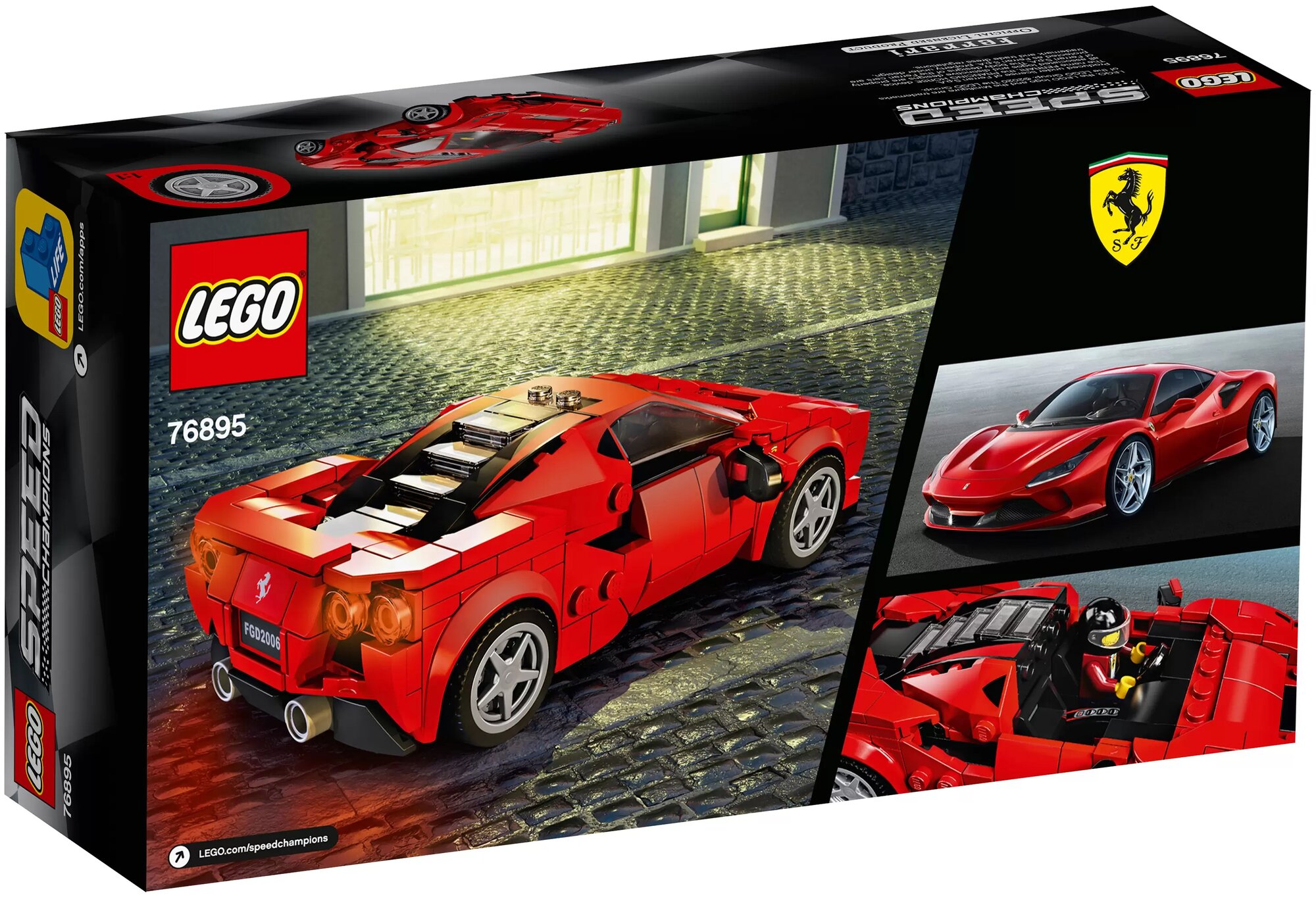 Конструктор LEGO Speed Champions Ferrari F8 Tributo, 275 деталей (76895) - фото №8