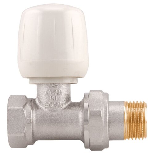 Вентиль для радиатора ITAP 294 1/2 белый 1 шт. клапан регулирующий со сгоном 1 2 прямой itap 294