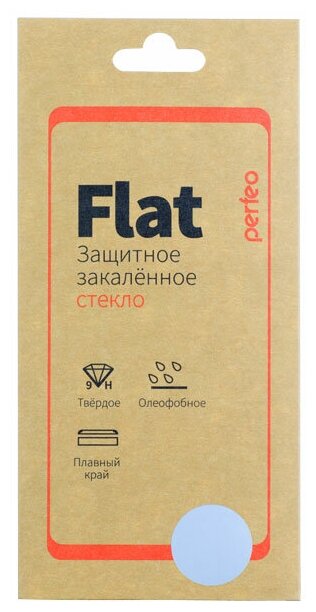 Защитное стекло Perfeo универсальное для смартфонов 5.3" PF-TG-UNI5.3 PF_4554 - фото №1