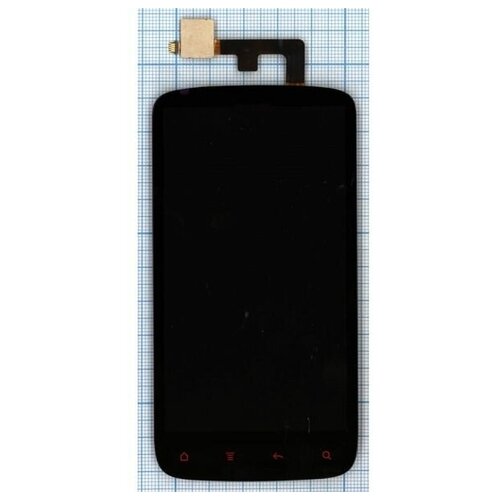 Дисплей (экран) в сборе с тачскрином для HTC Sensation XE черный / 540x960