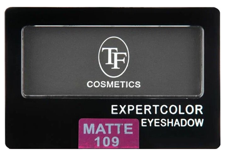 Тени для век матовые Expertcolor Eyeshadow Matte 109 черный