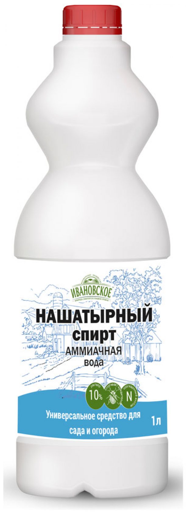 Нашатырный спирт, Аммиачная вода, "Ивановское", 1 л