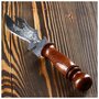 Нож для снятия шашлыка Сима-ленд узбекский с гравировкой 5486351, 27 см, 1 шт