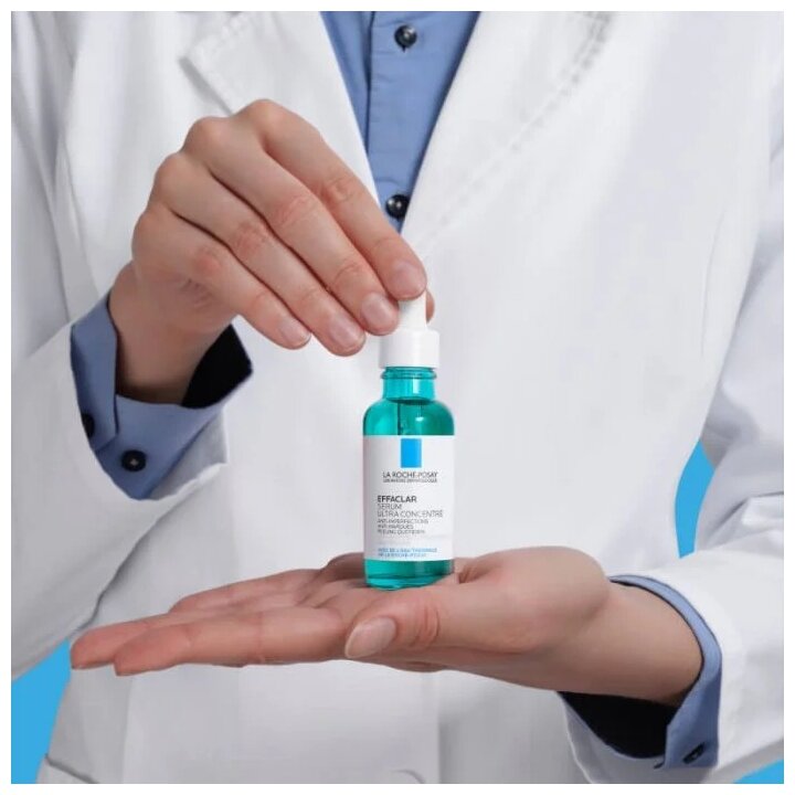 Ультраконцентрированная сыворотка La Roche-Posay с эффектом пилинга и комплексом трех кислот для жирной проблемной кожи, 30 мл - фото №13