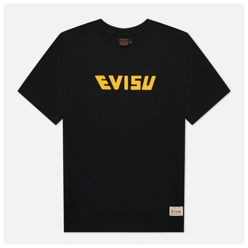 фото Мужская футболка evisu heritage all over print daruma daicock чёрный , размер s