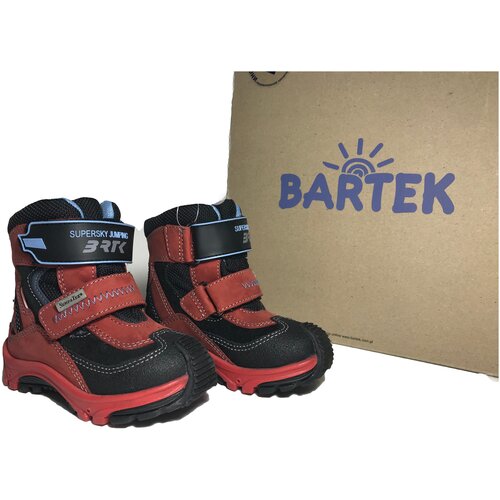 фото Осенние ботинки bartek для мальчиков 23 размер красные
