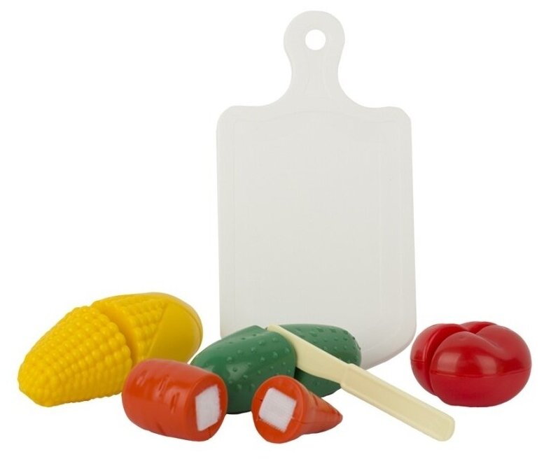 Игровой набор овощи, режем овощи, на липучке, детские игрушечные продукты, 6 предметов