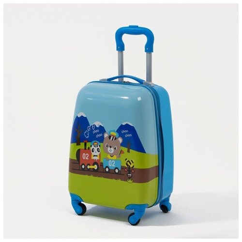 Чемодан , ручная кладь, голубой чемодан spiegelburg ручная кладь 24х28х11 см голубой синий