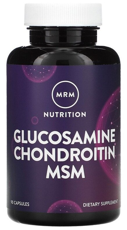 Капсулы MRM Glucosamine Chondroitin MSM капс., 150 г, 90 шт.