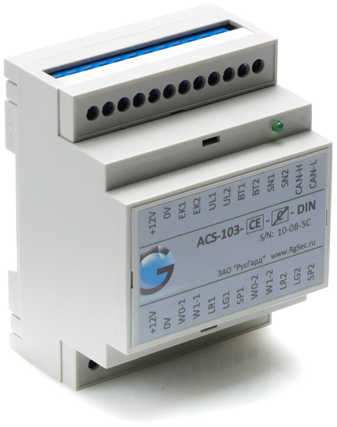 Контроллер СКУД ACS-103-CE-DIN тест