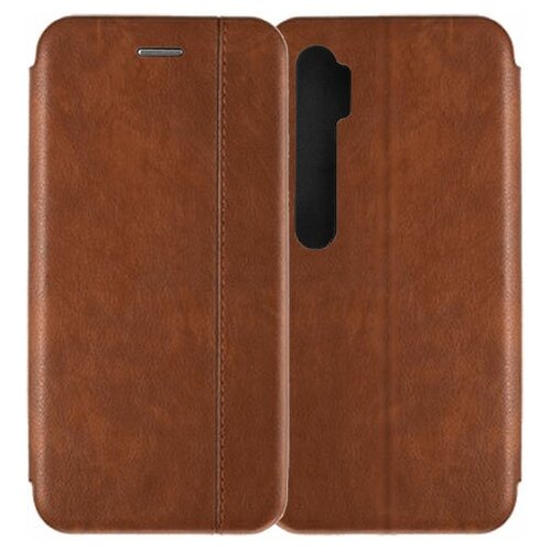 фото Чехол-книжка retro case для xiaomi mi note 10 / 10 pro коричневый fashion case
