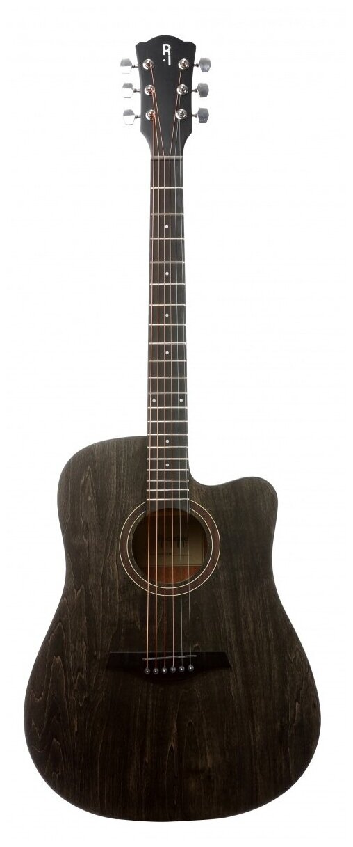 Rockdale Aurora D1 C RB акустическая гитара дредноут с вырезом, цвет королевский коричневый