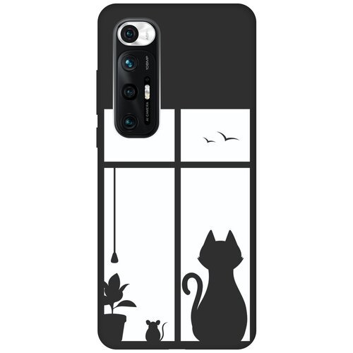 фото Чехол - накладка soft sense 3d для xiaomi mi 10s с принтом "cat and mouse" re:pa