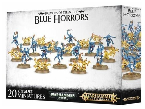 Набор миниатюр для настольной игры Warhammer 40000 - Daemons of Tzeentch: Blue Horrors