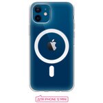 Чехол (накладка) Vixion для iPhone / айфон 12 Mini MagSafe (прозрачный) - изображение