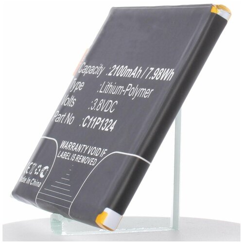 Аккумулятор iBatt iB-U1-M807 2100mAh для Asus ZenFone 5, A501CG, T00J, ZenFone 5 A501CG, ZenFone 5 (A501CG), A500KL, A500CG, T00F, шлейф для asus zenfone 5 a500cg a501cg zenfone 5 a500kl с комп на кнопку включения и кнопки громкости