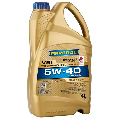 Масло ravenol vsi 5w40 моторное синтетическое 1 л, ravenol, 4014835723511