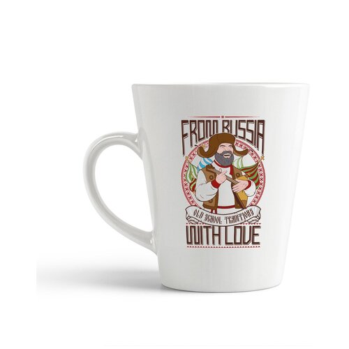 фото Кружка-латте coolpodarok from russia with love