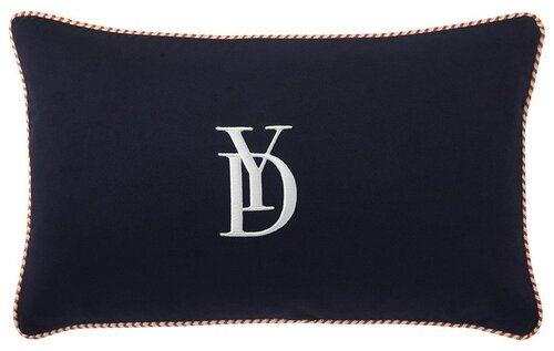 Декоративная подушка Yves Delorme Logo Multi Color 30x50 см