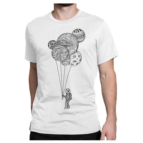 фото Футболка dream shirts планеты воздушные шарики размер xl, белый