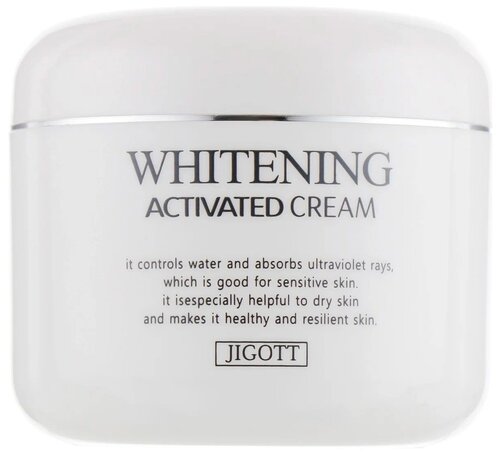Jigott Whitening Activated Cream Отбеливающий крем для лица, 200 мл