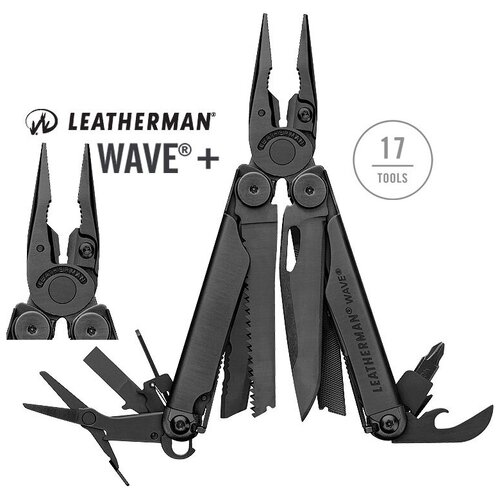 Leatherman Wave Plus Black со сменными кусачками [832526]