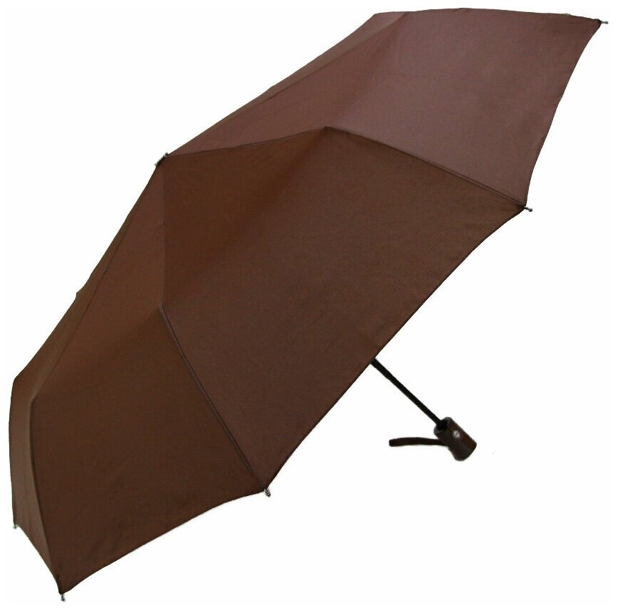 Женский складной зонт Lantana umbrella автомат 766N/Темно-коричневый