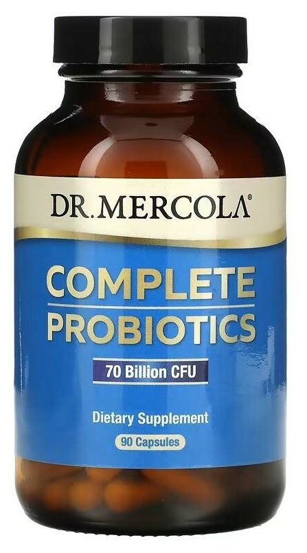 Капсулы Dr. Mercola Complete Probiotics, 400 г, 90 шт.