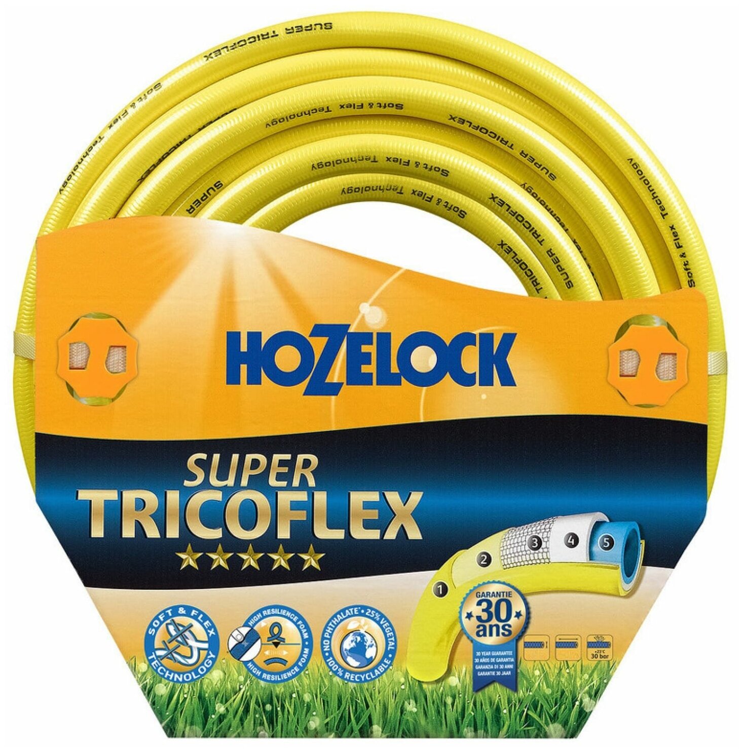 Шланг SUPER TRICOFLEX (12.5 мм; 50 м) Hozelock 116787 - фотография № 1