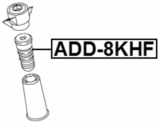 Отбойник переднего амортизатора Febest ADD-8KHF