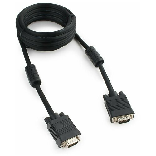 кабель cablexpert premium vga 1 8м двойной экран ферритовые кольца пакет cc ppvga 6 15m 15m 16205350 VGA кабель Cablexpert CC-PPVGA-10-B