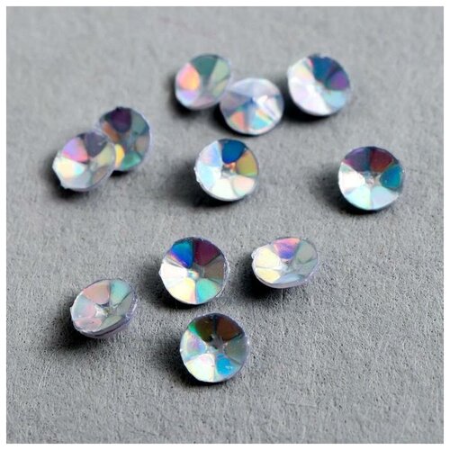 фото Набор пайеток "fabrika decoru" №306, серебристый mikimarket