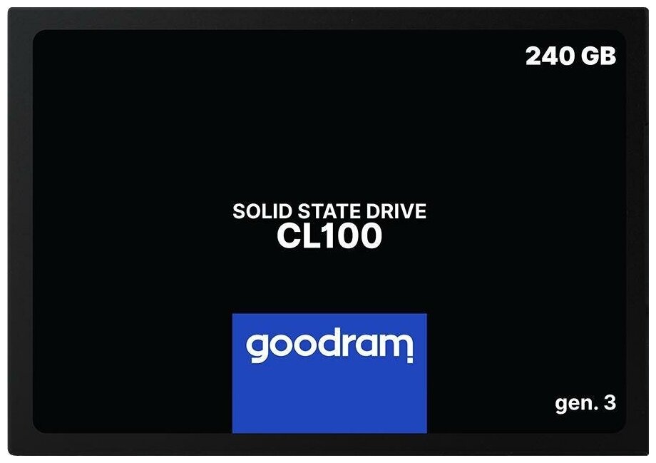 SSD жесткий диск SATA2.5" 480GB CL100 SSDPR-CL100-480-G3 GOODRAM