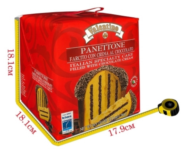 Кекс (кулич) Panettone VALENTINO с шоколадным кремом 750г, Италия - фотография № 3