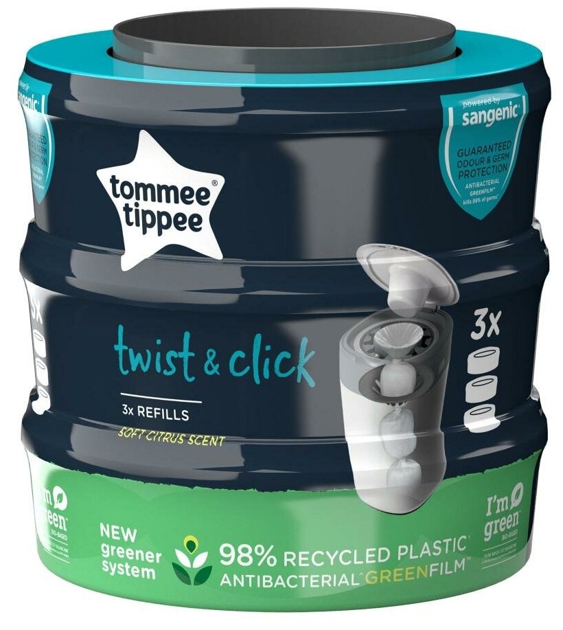     TOMMEE TIPPEE 85100702 Twist & Click 3 