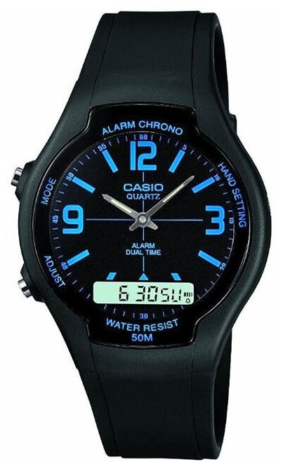 Наручные часы CASIO AW-90H-2BVD, черный